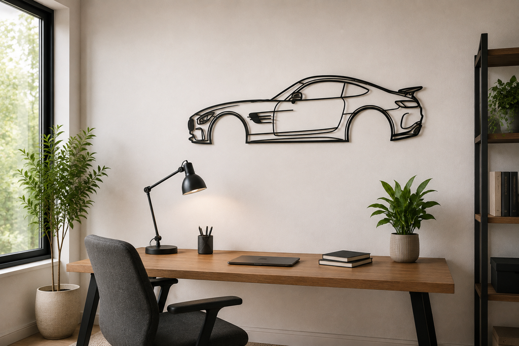 Mercedes AMG GT Metal Wall Art