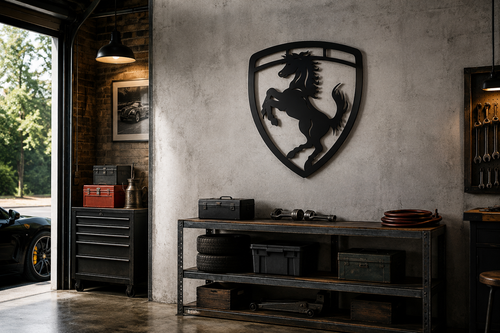 Custom Car Logo Metal Wall Art
