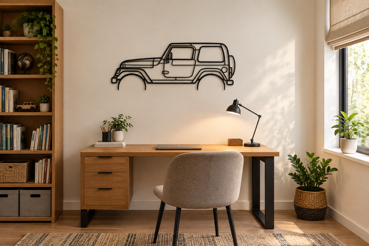 The Jeep Tj Metal Wall Art