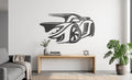 Sports Car Metal Wall Art Personalised Garage Sign — laser-cut powder-coated steel wall art